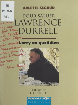 cover image of Pour saluer Lawrence Durrell